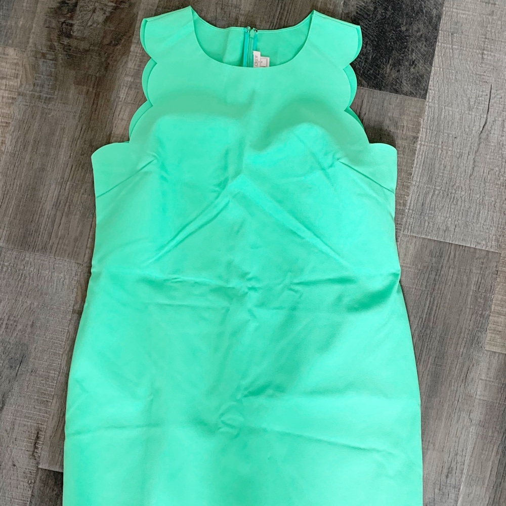J. Crew Lime Green Shift Dress
